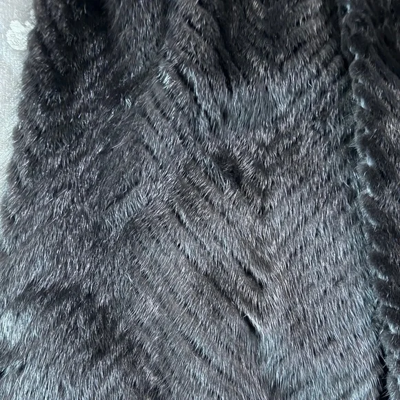 Vintage Full Length Black Ranch Mink Coat